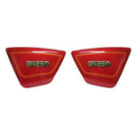 For Suzuki GN250 1982-2001 Frame Side Cover Panels Fairing Protector Guards Red