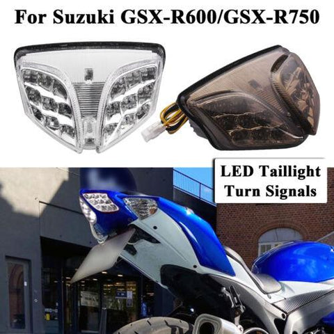 LED Taillight For Suzuki GSX-R600 GSX-R750 08-09 Integrated Turn Signals