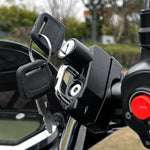 22mm 7/8'' Handlebar Mount Helmet Lock Universal For Motorcycles