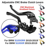 Adjustable Brake Clutch Levers For BMW S1000RR/S1000R 2015-19 CNC Aluminum