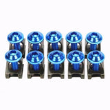 7 Color 6mm Sportbike Fairing Body Bolts Kit Screw Spire Speed Fastener Clip Nuts
