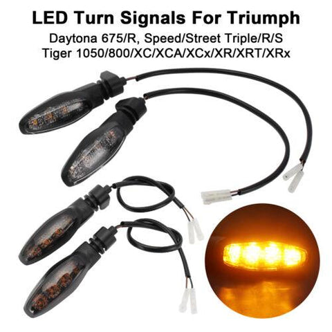 LED Turn Signals Indicator For Triumph Daytona 675 Speed Street Triple Tiger 1050 800