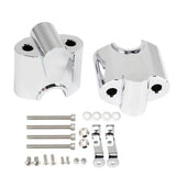 Chrome Plated Handlebar Risers For BMW R18/Classic 2020-2022 Height Up Adapters