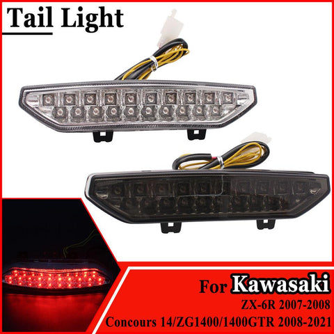 LED Taillight For Kawasaki Ninja ZX-6R 07-08, Concours 14 08-21