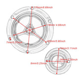 6 Holes Derby Cover Timing Timer Covers For Harley Sportster 04-21 XL/XR Models