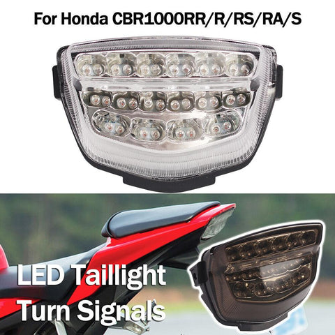 LED Taillight For Honda CBR1000RR/R/RA/S 10-16 Turn Signals Brake Light