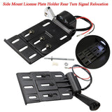 Rear Side Mount License Plate Holder w/LED Light For 2004-later XL