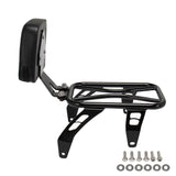 Rear Solo Luggage Rack w/Backrest Detachable For Indian Scout Bobber