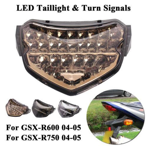 LED Taillight Turn Signals For Suzuki GSX-R600/GSX-R750 2004-05 Tail Brake Light