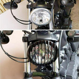 5 3/4" Headlight Grille Headlamp Cover For Harley Sportster XL883 XL1200 2004-2014