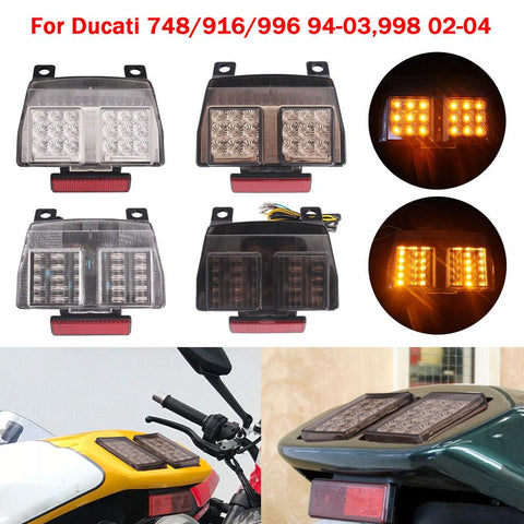 LED Taillight For Ducati 748 916 996 94-03, 998 02-04 Turn Signals