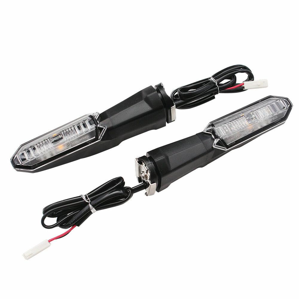 Pair Of Rear LED Turn Signal Lights For Kawasaki ZX6R, ZX10R, Ninja 650/300/400 2022-2023