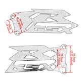 CNC Footrest Guards Heel Plates For SUZUKI GSX-R 600/750 06-16,GSX-R 1000 03-16