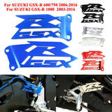 CNC Footrest Guards Heel Plates For SUZUKI GSX-R 600/750 06-16,GSX-R 1000 03-16