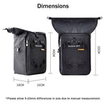22L Multi-function Motorcycle Backpack Tail Bag Outdoor Riding