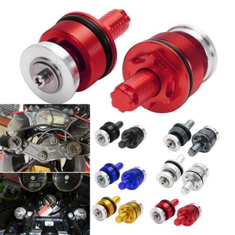 Preload Fork Cap Adjustable Bolts For Yamaha YZF-R25 2013-2018 YZF-R3 2015-2018